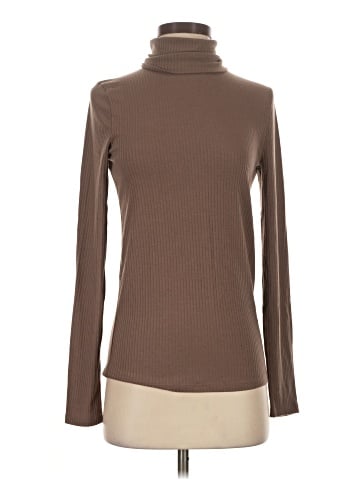 Madewell Ribbed Turtleneck Top (view 1)