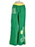 Assorted Brands 100% Recycled Polyester Color Block Green Track Pants Size M - photo 1