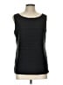 Ann Taylor Factory 100% Polyester Black Sleeveless Top Size L - photo 1