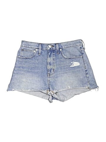 Madewell Relaxed Denim Shorts in Madera Wash: Side-Slit Edition (view 1)