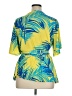 IMAN Yellow Long Sleeve Blouse Size XL - photo 2