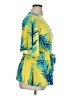 IMAN Yellow Long Sleeve Blouse Size XL - photo 4