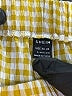 Shein Checkered-gingham Yellow Shorts Size L - photo 3