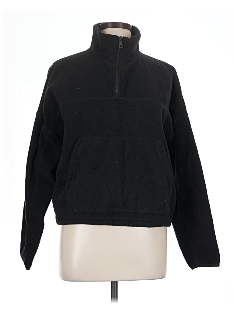 Pre-owned Girlfriend Collective Turtleneck Sweater In Black