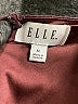 Elle Solid Burgundy Casual Dress Size XL - photo 7