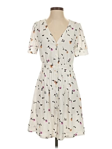 Madewell Daylily Pintuck Dress in Sweet Blossoms (view 1)