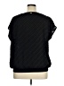 DKNY 100% Polyester Black Short Sleeve Top Size XL - photo 2