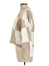 Dex Checkered-gingham Tan Turtleneck Sweater Size L - photo 5