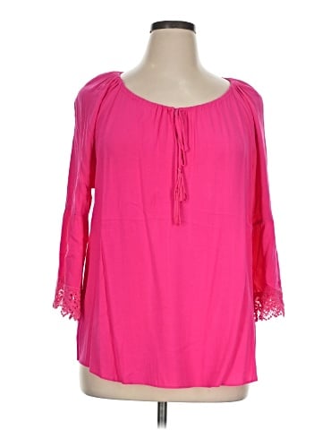 Investments 3/4 Sleeve Blouse (view 1)