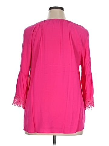 Investments 3/4 Sleeve Blouse (view 2)