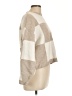 Dex Checkered-gingham Tan Turtleneck Sweater Size L - photo 4