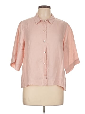 Eileen Fisher 3/4 Sleeve Button-Down Shirt (view 1)
