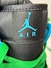 Air Jordan Color Block Green 1 Mid Sneakers Size 8 - photo 7
