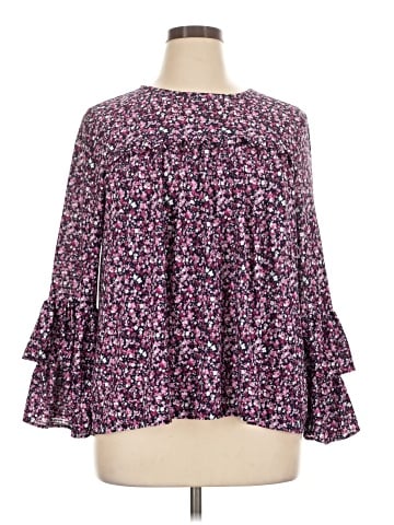 MICHAEL Michael Kors 3/4 Sleeve Blouse (view 1)
