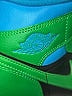 Air Jordan Color Block Green 1 Mid Sneakers Size 8 - photo 8