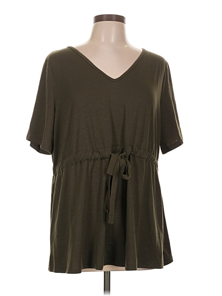 Pre-owned Bloomchic Short Sleeve T-shirt In Green