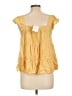 Mine 100% Rayon Yellow Sleeveless Blouse Size L - photo 2