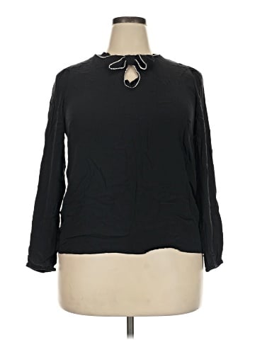 J.Crew Factory Store Long Sleeve Blouse (view 1)