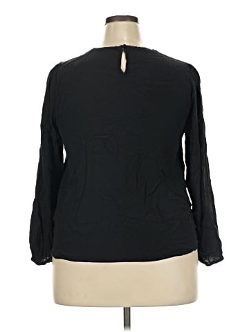 J.Crew Factory Store Long Sleeve Blouse (view 2)