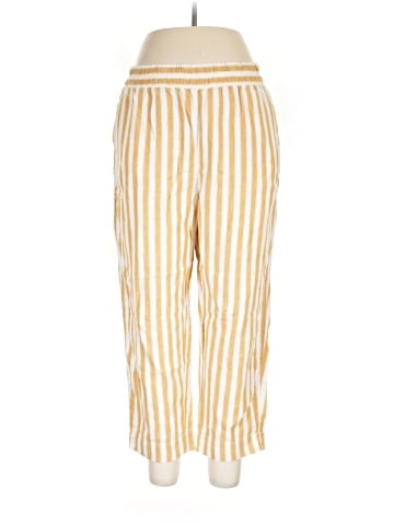 Madewell Tapered Huston Pull-On Crop Pants in Stripe (view 1)