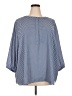 NYDJ Blue 3/4 Sleeve Blouse Size 3X - photo 1