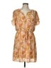 DR2 100% Polyester Paisley Orange Casual Dress Size L - photo 1