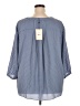 NYDJ Blue 3/4 Sleeve Blouse Size 3X - photo 2