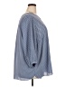 NYDJ Blue 3/4 Sleeve Blouse Size 3X - photo 4