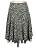 Studio 253 Animal Print Gray Casual Skirt Size S - photo 1