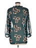 Ann Taylor LOFT Outlet 100% Polyester Teal 3/4 Sleeve Blouse Size M - photo 2