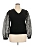 Talbots Black Long Sleeve Blouse Size XL - photo 1