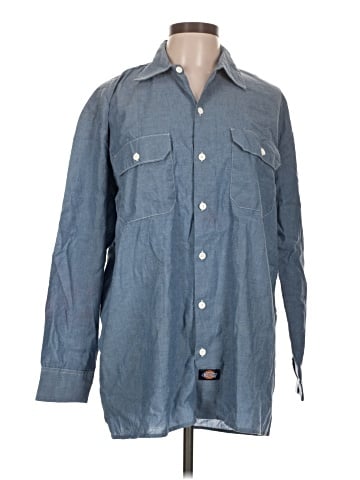 Dickies Long Sleeve Button-Down Shirt (view 1)
