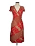 BCBGMAXAZRIA Argyle Red Cocktail Dress Size M - photo 1