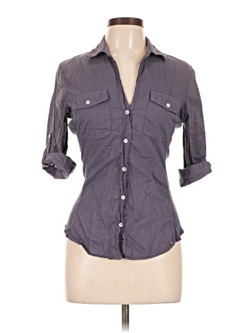 James Perse 3/4 Sleeve Button-Down Shirt (view 1)