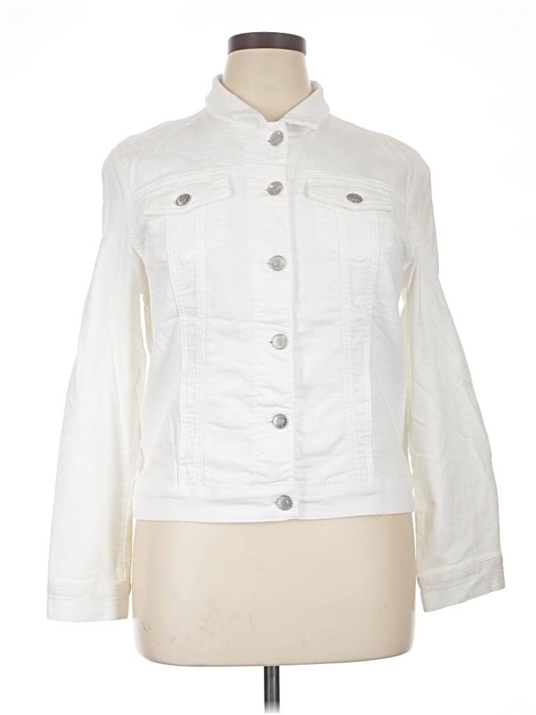 Pre-owned Buffalo By David Bitton Jacket In White