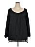 MICHAEL Michael Kors 100% Polyester Black 3/4 Sleeve Blouse Size 2X - photo 1