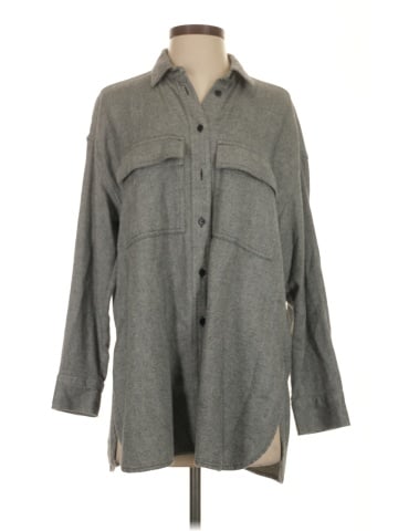 Madewell Brushed Oversized Shirt-Jacket (view 1)