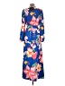 Halston 100% Polyester Blue Casual Dress Size 6 - photo 2