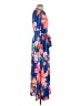 Halston 100% Polyester Blue Casual Dress Size 6 - photo 4