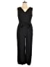 Calvin Klein Solid Black Jumpsuit Size 14 - photo 1