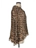 Chico's 100% Polyester Animal Print Brown Long Sleeve Blouse Size XL (3) - photo 4