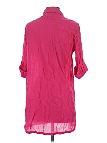 Lauren by Ralph Lauren 3/4 Sleeve Button-Down Shirt (view 2)