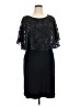 Connected Apparel 100% Polyester Black Cocktail Dress Size 16 - photo 1