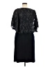 Connected Apparel 100% Polyester Black Cocktail Dress Size 16 - photo 2