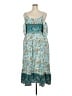 BLOOMCHIC 100% Rayon Paisley Teal Casual Dress Size 22 - photo 2