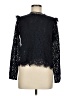 Express Black Long Sleeve Blouse Size M - photo 1