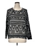 Blushed Print Gray Pullover Sweater Size 1X - photo 1