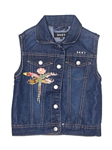 DKNY Denim Vest (view 1)