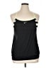 Nike 100% Polyester Black Active Tank Size XL - photo 1