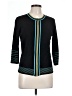 DressBarn Stripes Black Blazer Size L - photo 1